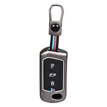 Load image into Gallery viewer, Automazd Metal 3 Button Flip Key Cover Compatible with Mahindra Scorpio, Marazzo | XUV 300, XUV 700 | XUV 400 EV | Bolero | Thar | TUV