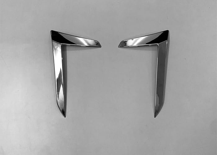 Automaze Headlamp Light LED Garnish Chrome Trim Cover Compatible for Creta 2024+ Models(Set of 2 Pc), Creta Car Accessories