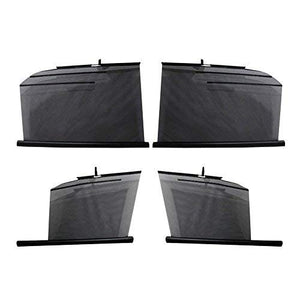 Automaze Side Window Automatic Roller Sun Shades Compatible for Kia Sonet All Models, Set of 4 Pc, Retractable Curtains