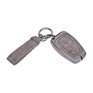 Automaze Metal 4 Button Keyless Key Cover Compatible with Tata Cars with 4 Front Buttons, Model A4