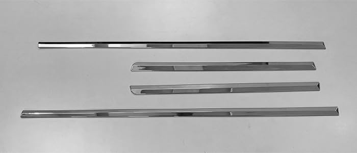 Automaze Car Side Door Beading, Full Chrome Compatible for Creta 2024+ Models, Creta Chrome Accessories