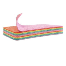 Load image into Gallery viewer, Automaze Rainbow Dish Cleaning Sponge Rainbow Rag, Reusable Double Sided Dish Sponge 12-Layer Microfiber Cloth Scrub Sinks,Pots, Pans for Car, Glass, Furniture Kitchen Scrubber for Dishes