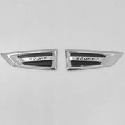 Automaze 2pc Car Air Flow Intake Decorative Side Vent Hood Cover Fender Garnish Compatible For Ertiga/XL6 2018+ Models