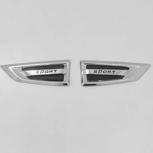 Automaze 2pc Car Air Flow Intake Decorative Side Vent Hood Cover Fender Garnish Compatible For Ertiga/XL6 2018+ Models