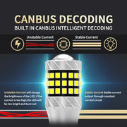 Automaze T15 912 921 Canbus LED Backup Reverse Light White 2pc