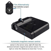 Wireless Car Welcome Logo Projector with automatic magnetic sensor control and HD film logo slide.