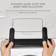 Automaze Carbon Fibre Car Tissue Holder, Sun Visor Napkin Tissue Box, Car Visor Tissue Holder, Interior Car Accessories