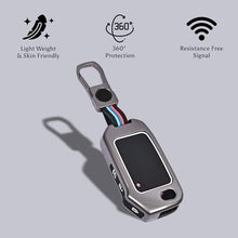 Load image into Gallery viewer, Automaze Metal 4 Button Keyless Cover Compatible with Kia Cars with 3 Side Buttons, Model J3