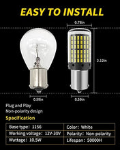 Load image into Gallery viewer, Automaze 1156 BA15S 180 Degree P21W Led Turn Signal Bulb, Front Rear Backup Light, Canbus Error Free, 2800Lumen 3014 Chipset 144SMD (Pack of 2)