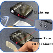 Automaze 3rd Generation Infra-Red Car Door Light Logo Projector Wireless LED Car Courtesy Light Welcome Logo Shadow Ghost Compatible For Honda Cars