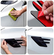 Automaze Car Fender Side Vents Compatible Decorative Air Flow Intake For Exterior Parts in ABS