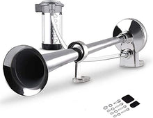 Load image into Gallery viewer, Automaze Super Loud 150DB Train Horn Kit - 12V Air Horn Complete Kit for Trucks, Cars and Bikes