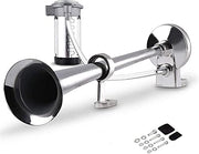 Automaze Super Loud 150DB Train Horn Kit - 12V Air Horn Complete Kit for Trucks, Cars and Bikes