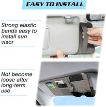 Load image into Gallery viewer, Automaze Car Sun Visor Organizer, Auto Interior Accessories Pocket Organizer - Car Truck Storage Pouch Holder, with Multi-Pocket Net Zipper