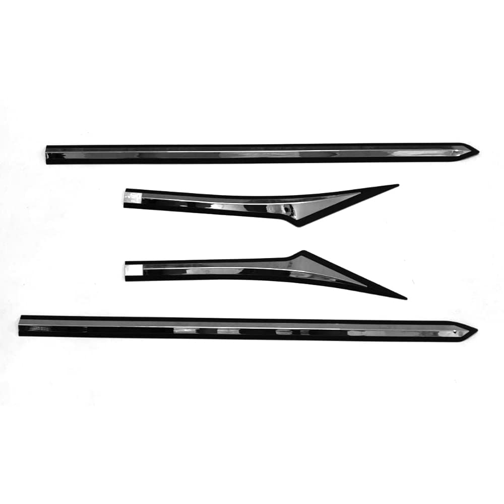 Automaze XUV700 Side Door Beading Chrome stainless steel set of 4 pieces