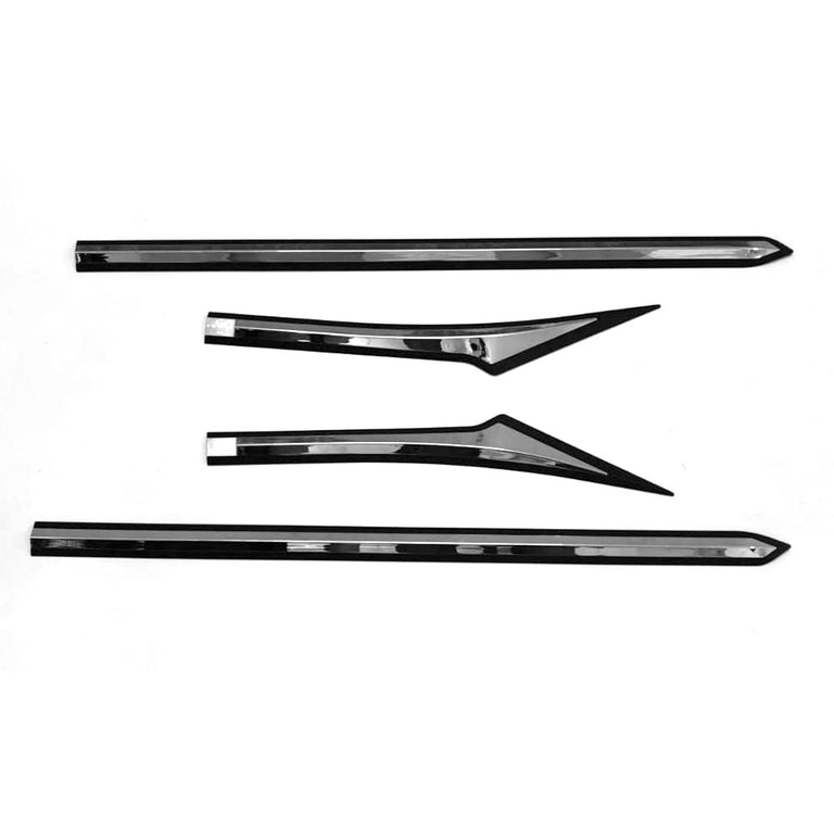 Automaze XUV700 Side Door Beading Chrome stainless steel set of 4 pieces