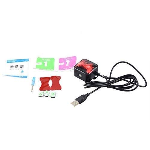 USB Atmosphere Ambient Star Light package contents with adhesive and USB plug