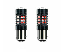Load image into Gallery viewer, Automaze 1157 LED Brake Light, BAY15D 2057 2357 7528 LED Bulbs, Brightness Tail Brake Lights 12-24V, Canbus Error Free LED Replacement Bulb for Reverse Trunk Cargo 3rd Brake Light, Pack of 2