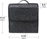Automaze Car Trunk Boot Organizer, Felt Car Storage and Organizer Anti Slip Car Accessories Organizer for All Cars