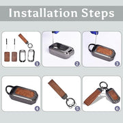 Automaze Metal 2 Button Keyless Key Cover Compatible with Suzuki Cars with 2 Front Buttons, Model C2