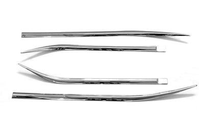 Automaze Cn-League Car Side Door Beading, SS Full Chrome Compatible for Kia Carens All Models, Carens Chrome Accessories