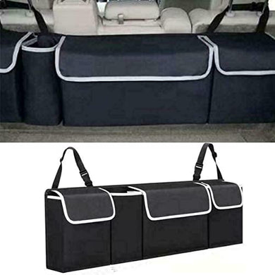 Automaze Backseat Trunk Organizer for SUV & Car Hanging Organizer Foldable Cargo Storage Bag