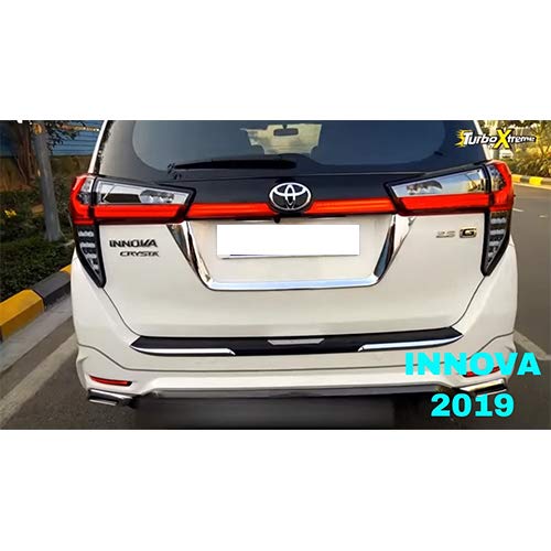 Automaze Rear Bumper Trunk Step Sill Plate for Toyota Innova Crysta Al