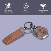 Automaze Metal 2 Button Flip Key Cover Compatible with Suzuki Cars with 2 Front Buttons, Model D2