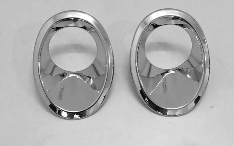 Automaze Cn-League Imported Chrome Front Fog Lamp Garnish Compatible For New Baleno 2022+ Models, Set of 2 Pc