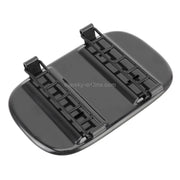 Automaze Car Sun Visor Makeup Mirror, Portable Vanity Mirror Clip, Abs Accessories Universal For Most Cars Suvs (Blackrear Inner)