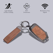 Automaze Metal 4 Button Keyless Cover Compatible with Kia Cars with 4 Side Buttons