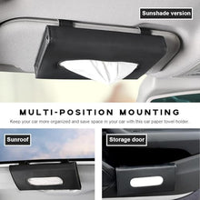 Load image into Gallery viewer, Automaze Carbon Fibre Car Tissue Holder, Sun Visor Napkin Tissue Box, Car Visor Tissue Holder, Interior Car Accessories