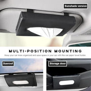 Automaze Carbon Fibre Car Tissue Holder, Sun Visor Napkin Tissue Box, Car Visor Tissue Holder, Interior Car Accessories