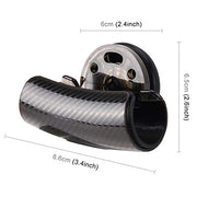 Automaze Black 360° Rotation Universal Car Steering Knob Wheels Spinner Knob Power Save Easy Turn Ball Booster