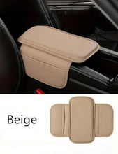 Load image into Gallery viewer, Automaze Center Console Arm-rest Cover Pad With Side Pockets, Small Size for Hatchbacks, Sedans Etc Car Armrest Seat Box Cover, Leather Auto Armrest Cover