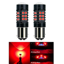 Load image into Gallery viewer, Automaze 1157 LED Brake Light, BAY15D 2057 2357 7528 LED Bulbs, Brightness Tail Brake Lights 12-24V, Canbus Error Free LED Replacement Bulb for Reverse Trunk Cargo 3rd Brake Light, Pack of 2