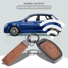 Load image into Gallery viewer, Automaze Metal 4 Button Keyless Key Cover Compatible with Hyundai Cars with 4 Front Buttons, Model A4A