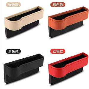 Automaze Car Seat Gap Organizer with Cup Holder, Multifunctional Small Storage Box for Coins, Cards, Cell Phone, Wallets etc