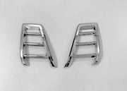 Automaze Front Skid Plate Garnish Chrome Trim Cover Compatible for Creta 2024+ Models(Set of 2 Pc), Creta Car Accessories