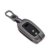 Load image into Gallery viewer, Automaze Metal 2 Button Flip Key Cover Compatible with Toyota Cars with 2 Front Buttons, Model A2