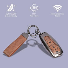 Load image into Gallery viewer, Automaze Metal 3 Button Keyless Key Cover Compatible with Suzuki Cars with 3 Front Buttons, Model A3B
