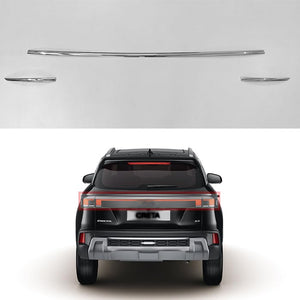 Automaze Taill Lamp Light LED Garnish Chrome Trim Cover Compatible for Creta 2024+ Models(Set of 3 Pc), Creta Car Accessories