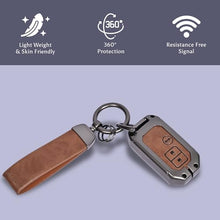 Load image into Gallery viewer, Automaze Metal 3 Button Keyless Key Cover Compatible with Suzuki Cars with 3 Front Buttons, Model C3