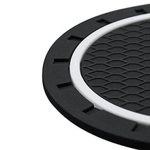 Load image into Gallery viewer, Automaze Silicone Car Cup Holder Non-Slip Mat Inserts, 2.75&quot; Diameter Cup Holder Coaster Mats, Set Of 2 Pc