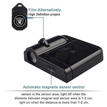Load image into Gallery viewer, Automaze Wireless Car Welcome Logo Shadow Projector Ghost Lights Kit Set of 2 Compatible (for New M-ahindra)