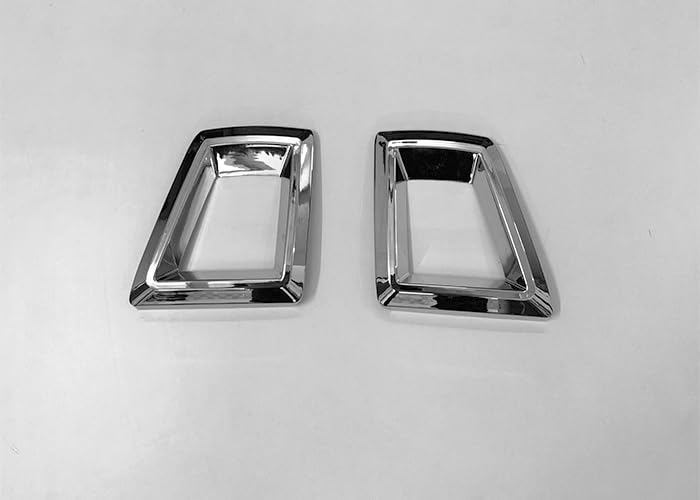 Automaze Rear Skid Plate Garnish Chrome Trim Cover Compatible for Creta 2024+ Models(Set of 2 Pc), Creta Car Accessories