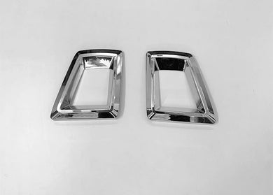 Automaze Rear Skid Plate Garnish Chrome Trim Cover Compatible for Creta 2024+ Models(Set of 2 Pc), Creta Car Accessories