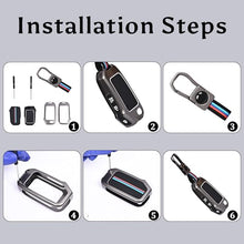 Load image into Gallery viewer, Automaze Metal 4 Button Keyless Cover Compatible with Kia Cars with 3 Side Buttons, Model J3