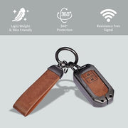 Automaze Metal 2 Button Keyless Key Cover Compatible with Suzuki Cars with 2 Front Buttons, Model C2