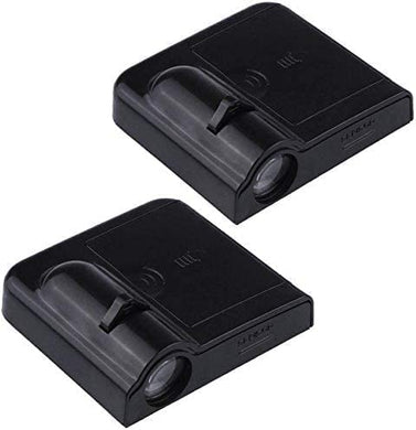 Automaze Wireless Car Welcome Logo Shadow Projector Ghost Lights Kit Set of 2 Compatible (for New M-ahindra)